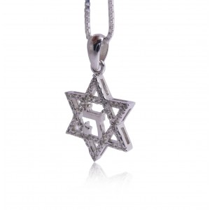 Magen David Pendant with letter 