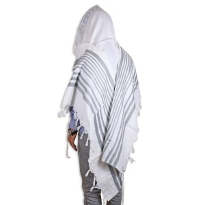 Gray and Silver Or Tallit Tallitot